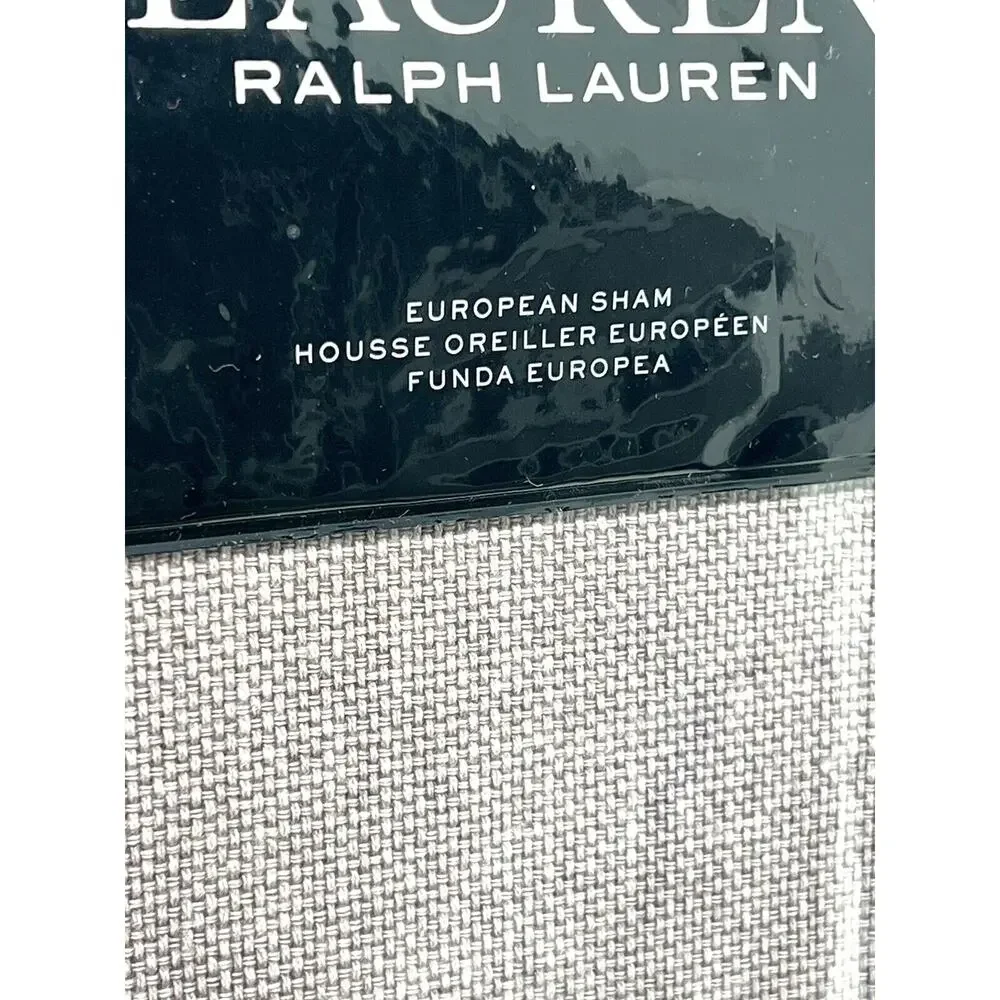 LAUREN Ralph Lauren CLAUDIA VELVET TRIM EURO Pillow SHAM Size 26 X 26